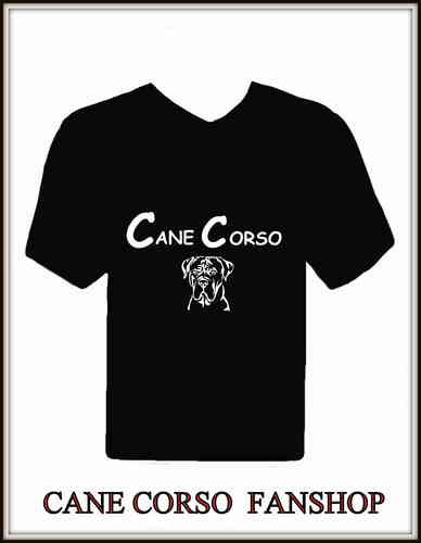 T-Shirt mit Druck " Cane Corso" und Kopf