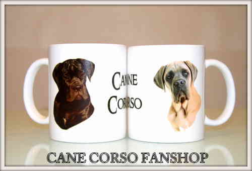Tasse "Cane Corso" weiß