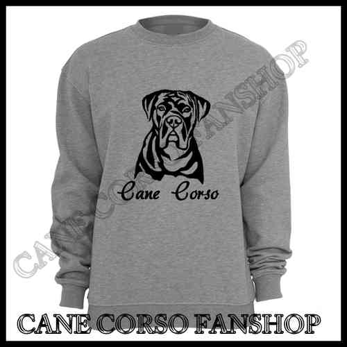 Sweatshirt mit Druck "CANE CORSO" + Portrait